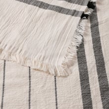 Zabrie Yarn-Dyed Cotton Jacquard Blanket
